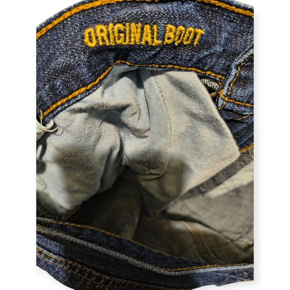 American Eagle Outfitters Dark Blue Relaxed Jeans - Picture 3 of 6